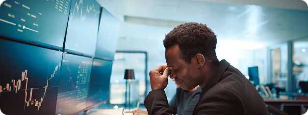 Data centre professionals working